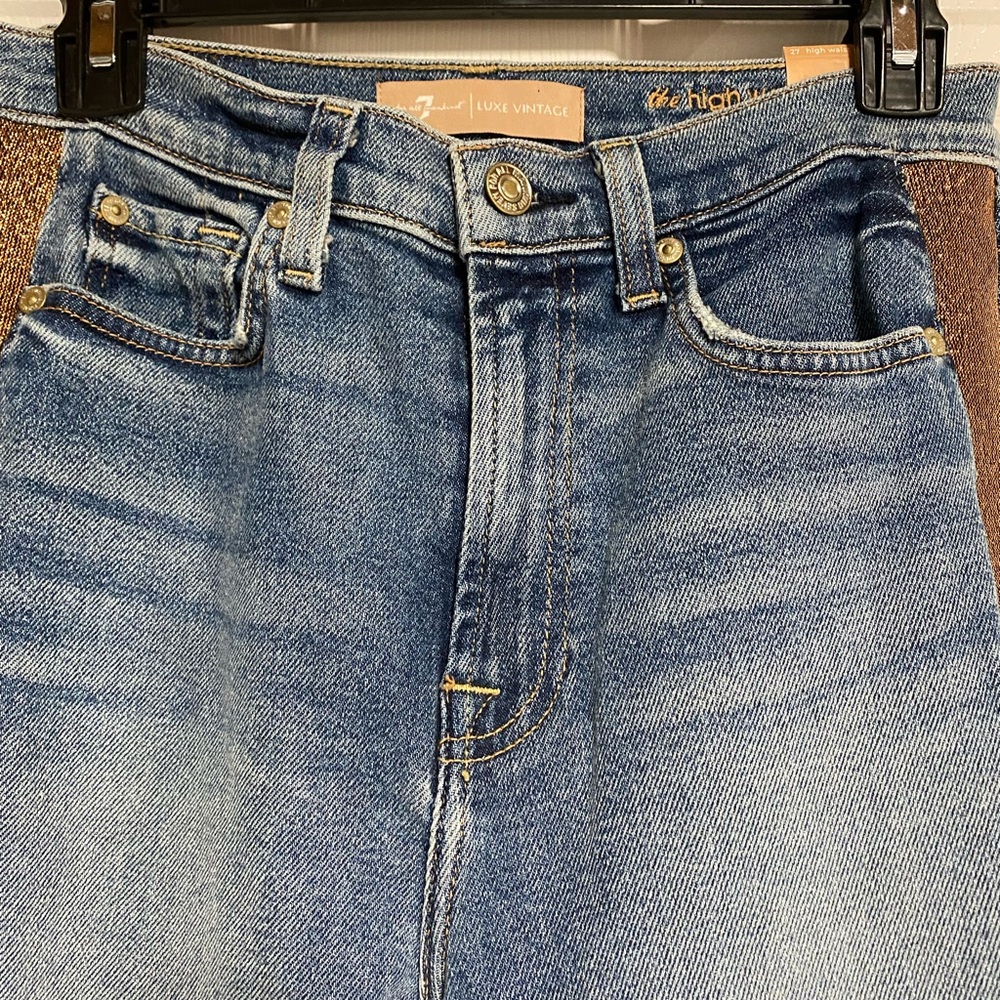 NWT 7 for all mankind Luxe Vintage Jeans Size 27 - Picture 2 of 10